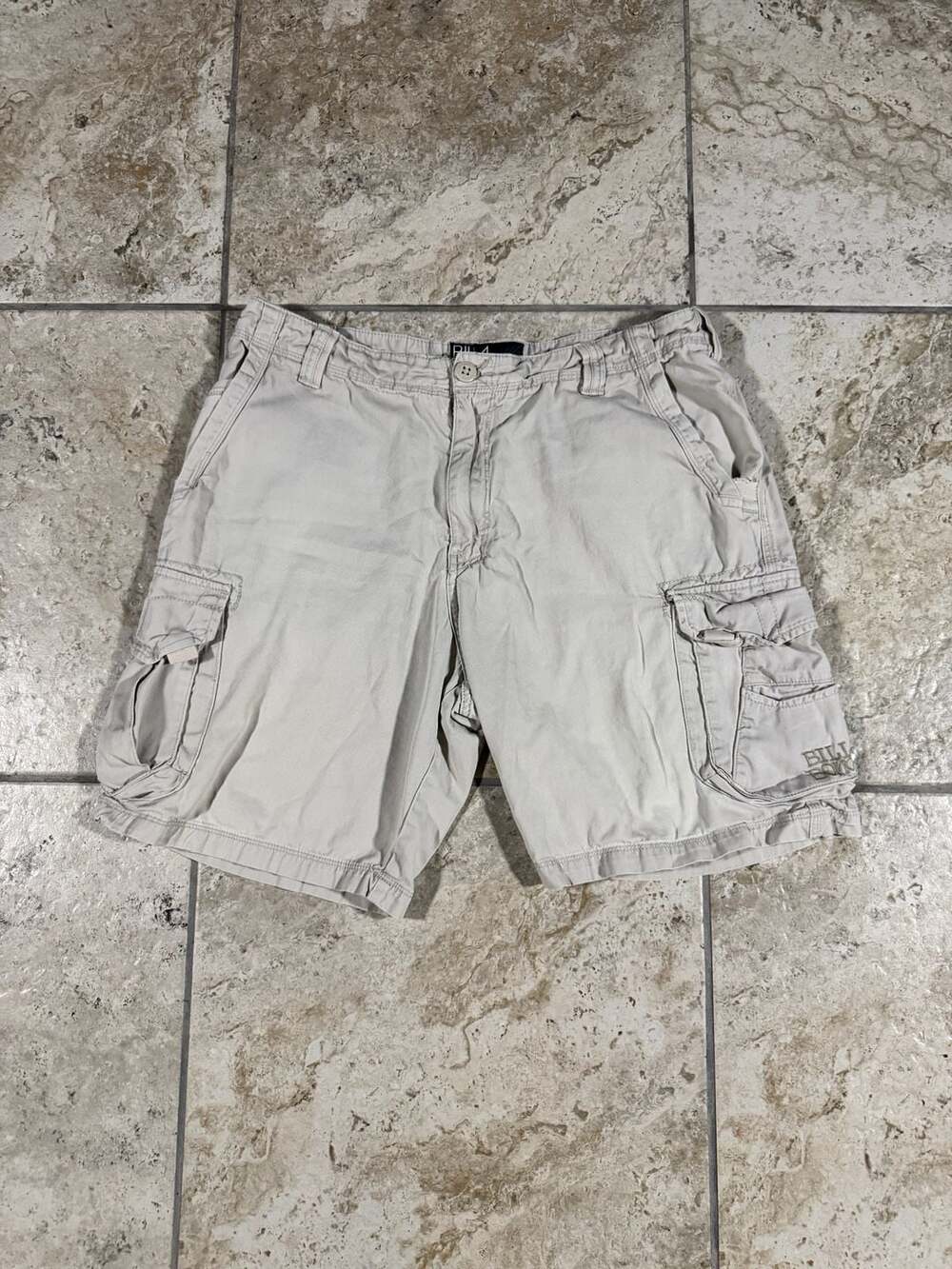 Billabong Cargo Shorts Size 32 Tan Cotton